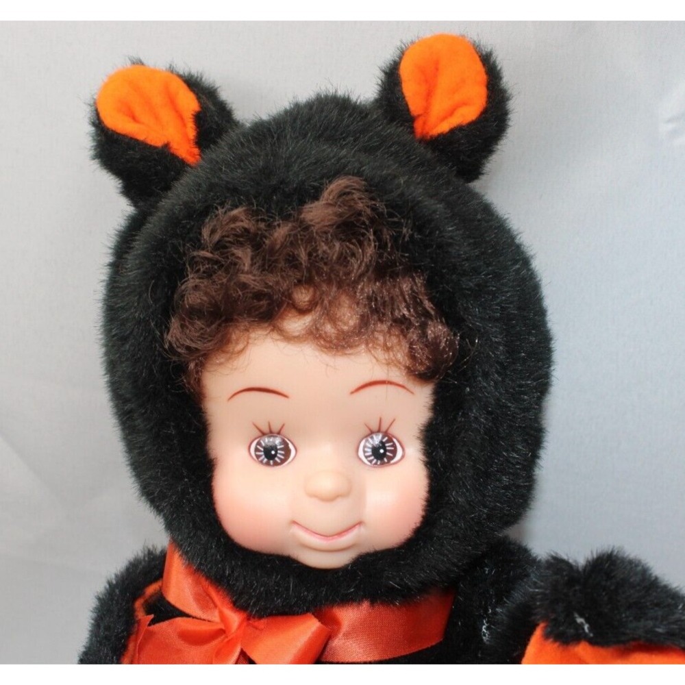 1994 Santa's Best 13" Animated Halloween Kids Bat Girl, Decor ONLY, please read. - Picture 2 of 16